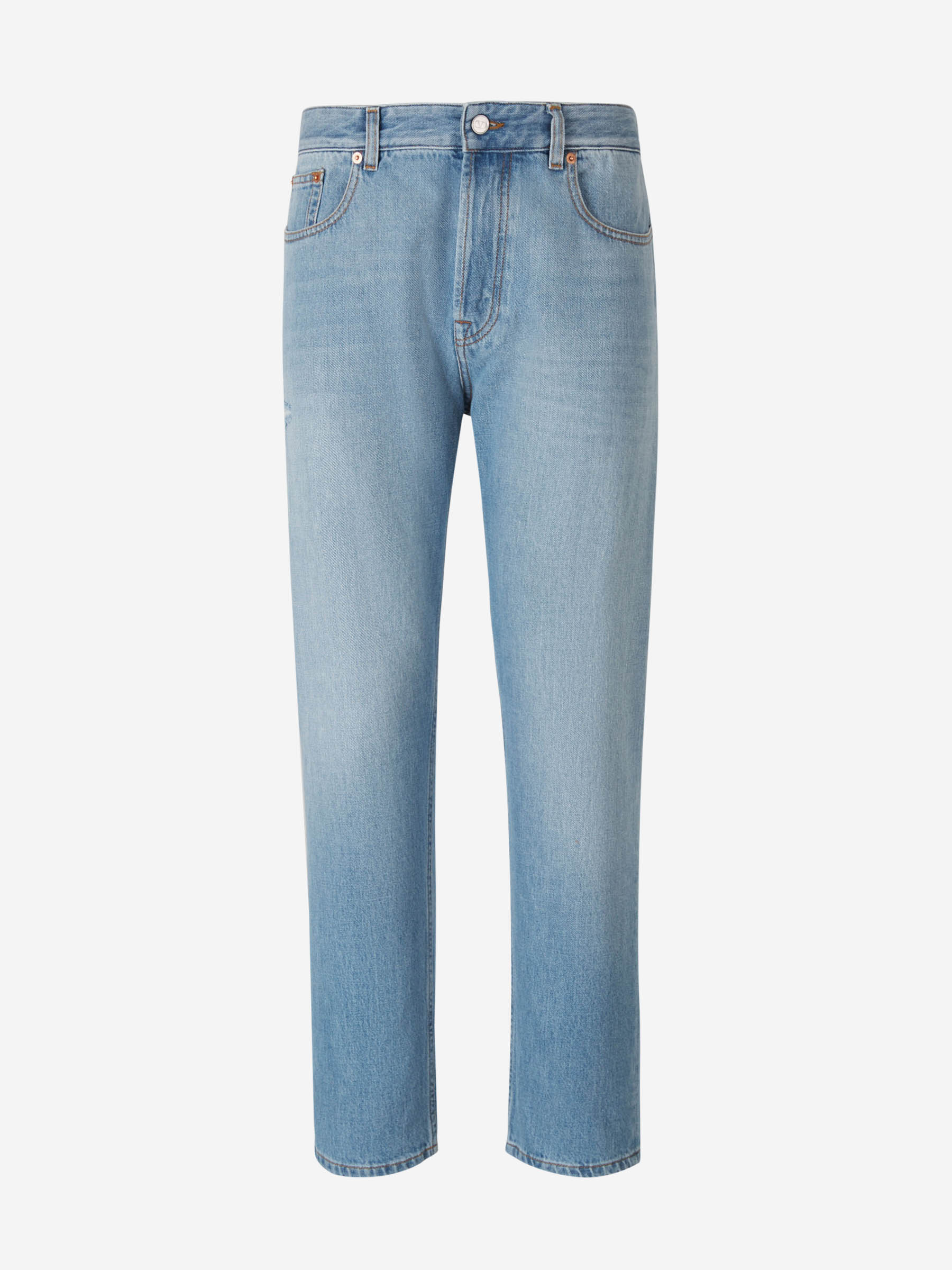 Valentino Signature Cotton Jeans