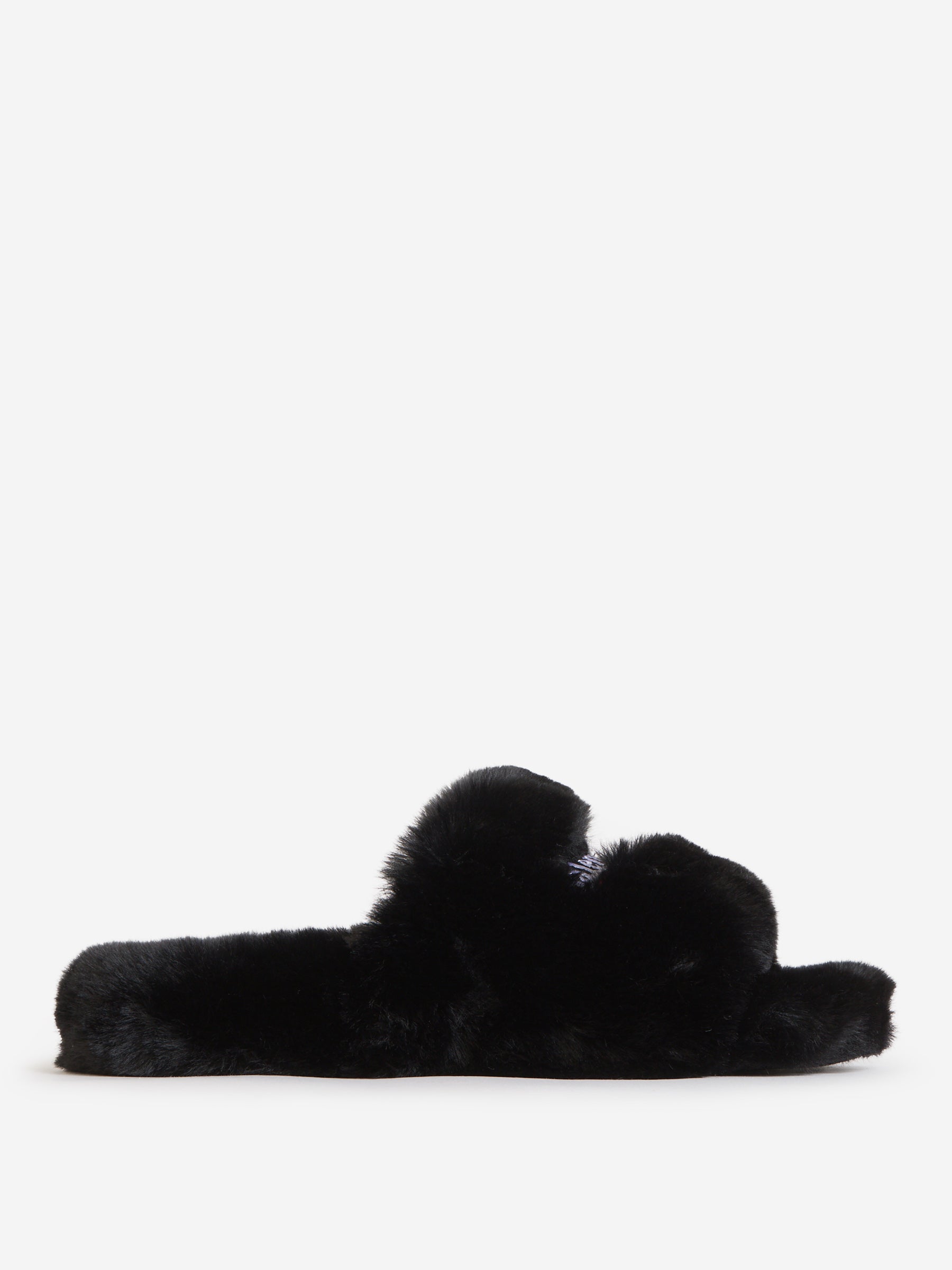 Balenciaga fur online slippers