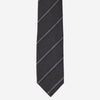 Tom Ford Corbata Motivo Rayas Contraste color Gris Antracita sku 601-000830 02 - Foto 1