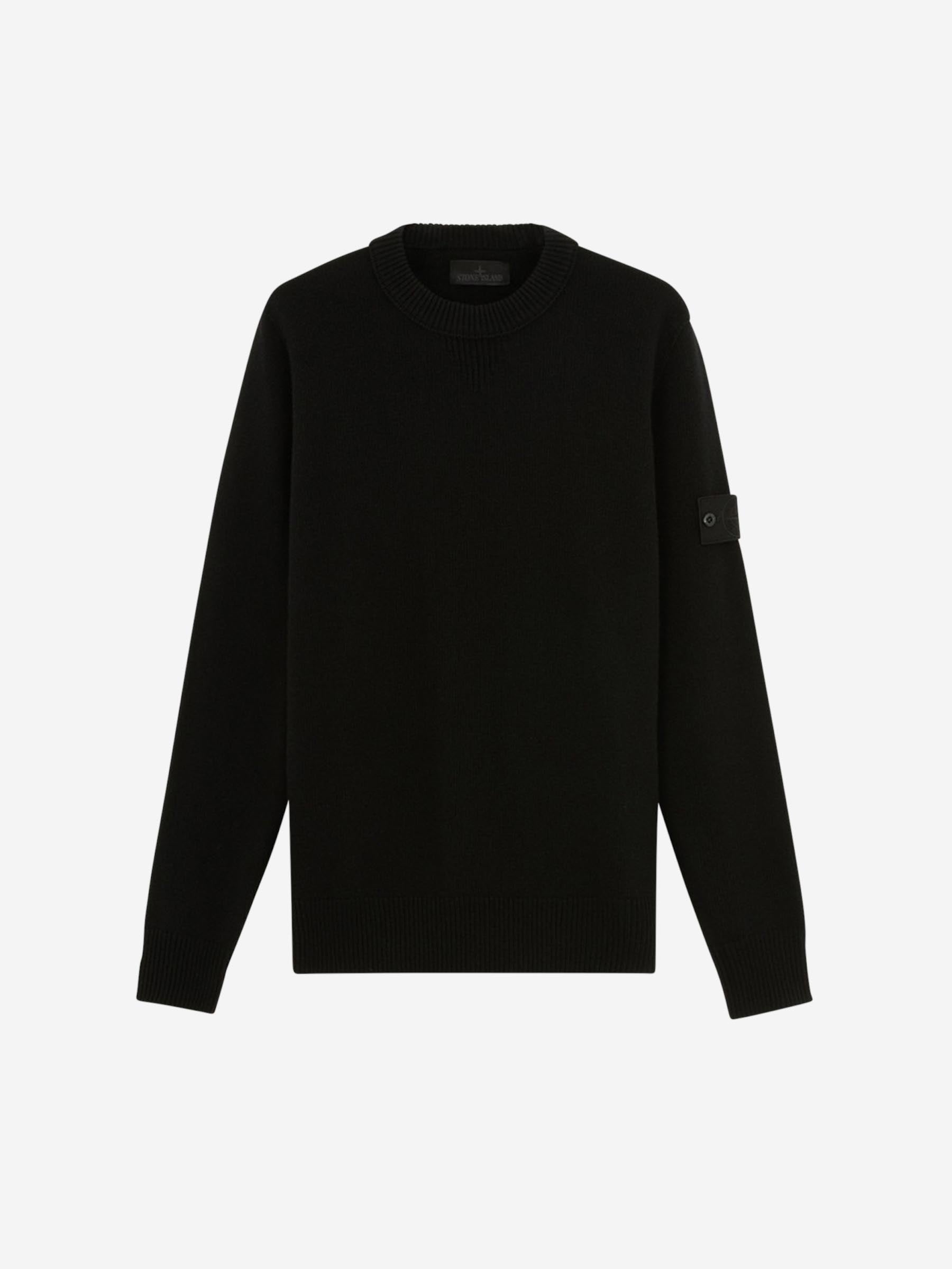 Stone Island Jersey Ghost Lana color Negro sku 542-002386 01 - Foto 1