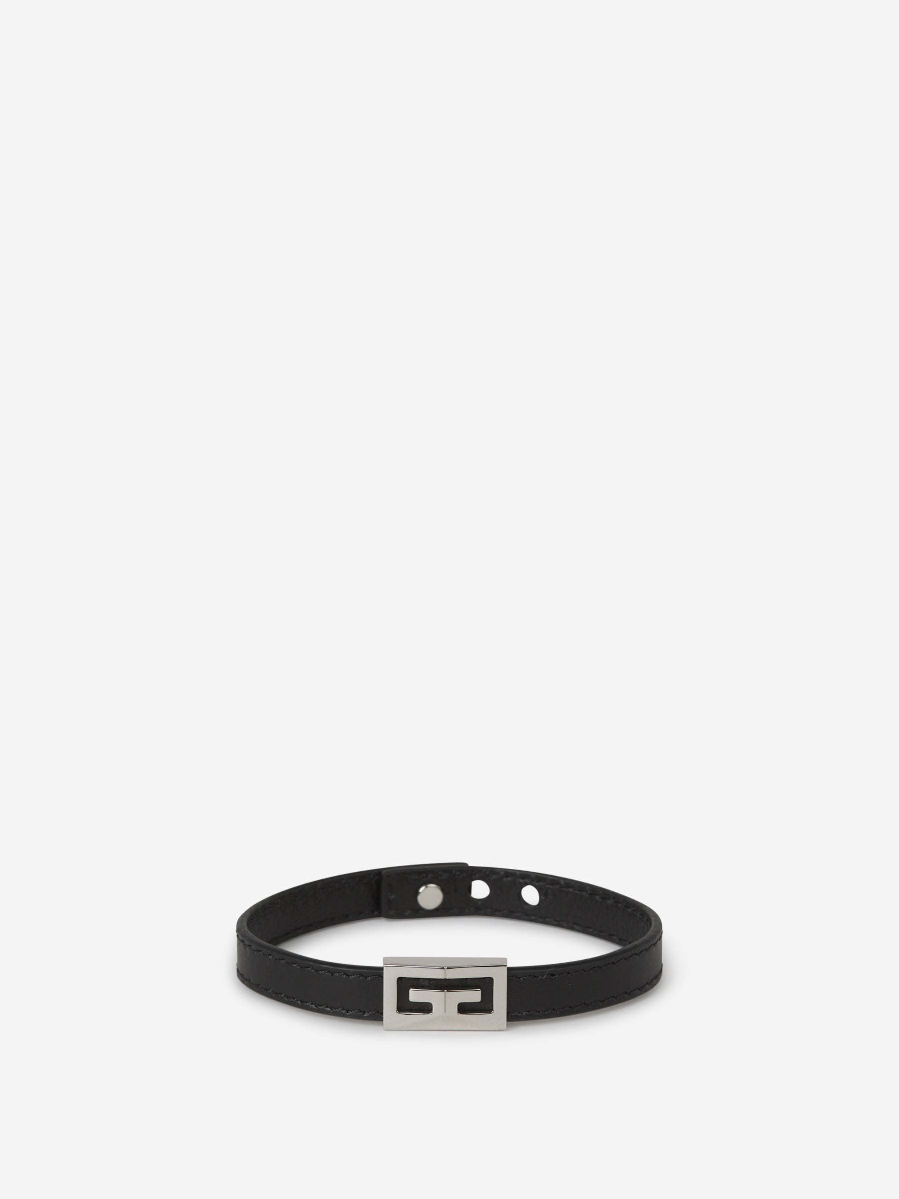 Givenchy Pulsera Piel Logo color Negro sku 682-000780 01 - Foto 1