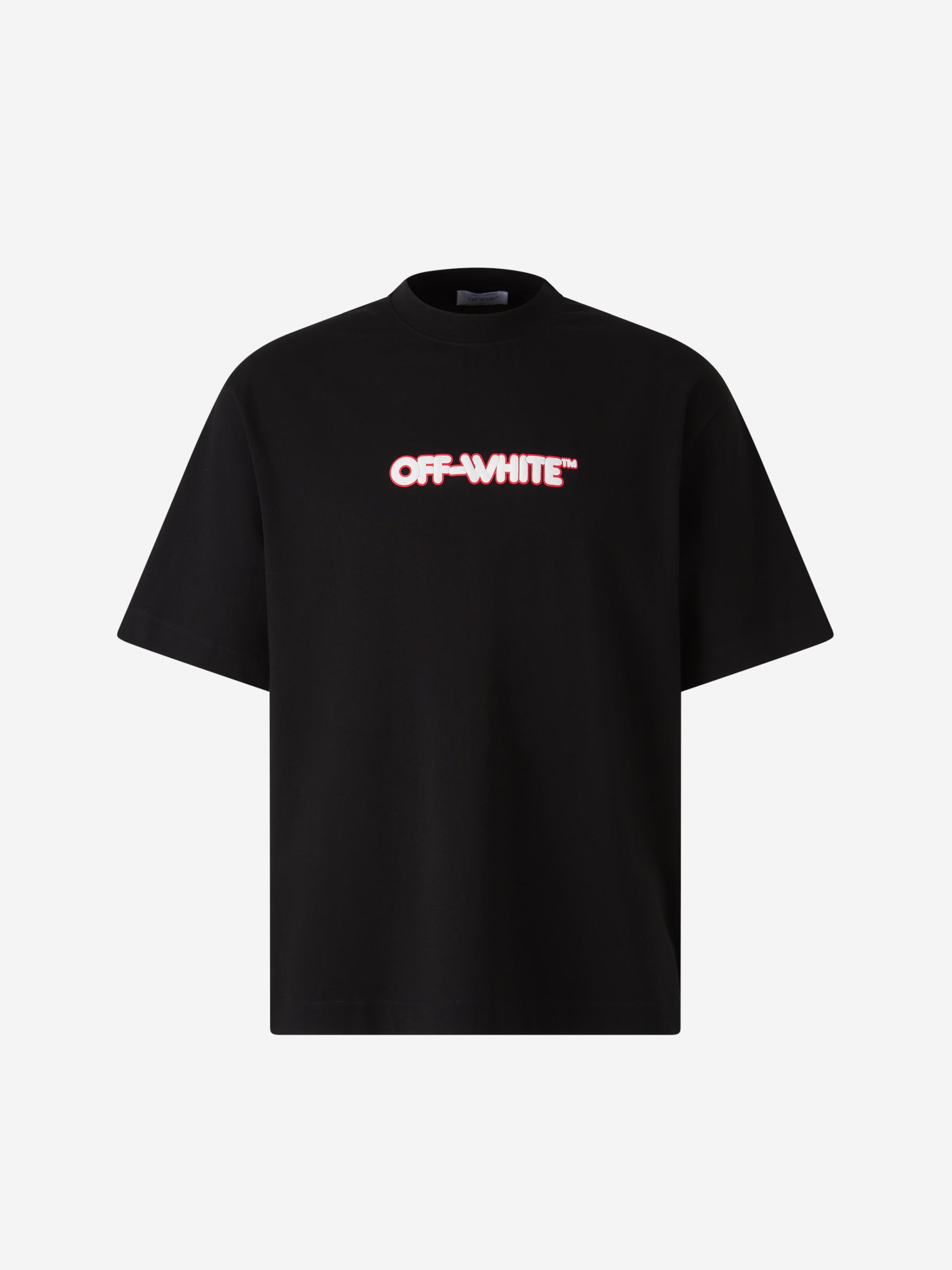 Off-White Camiseta Logo Algodón color Negro sku 553-003878 02 - Foto 1