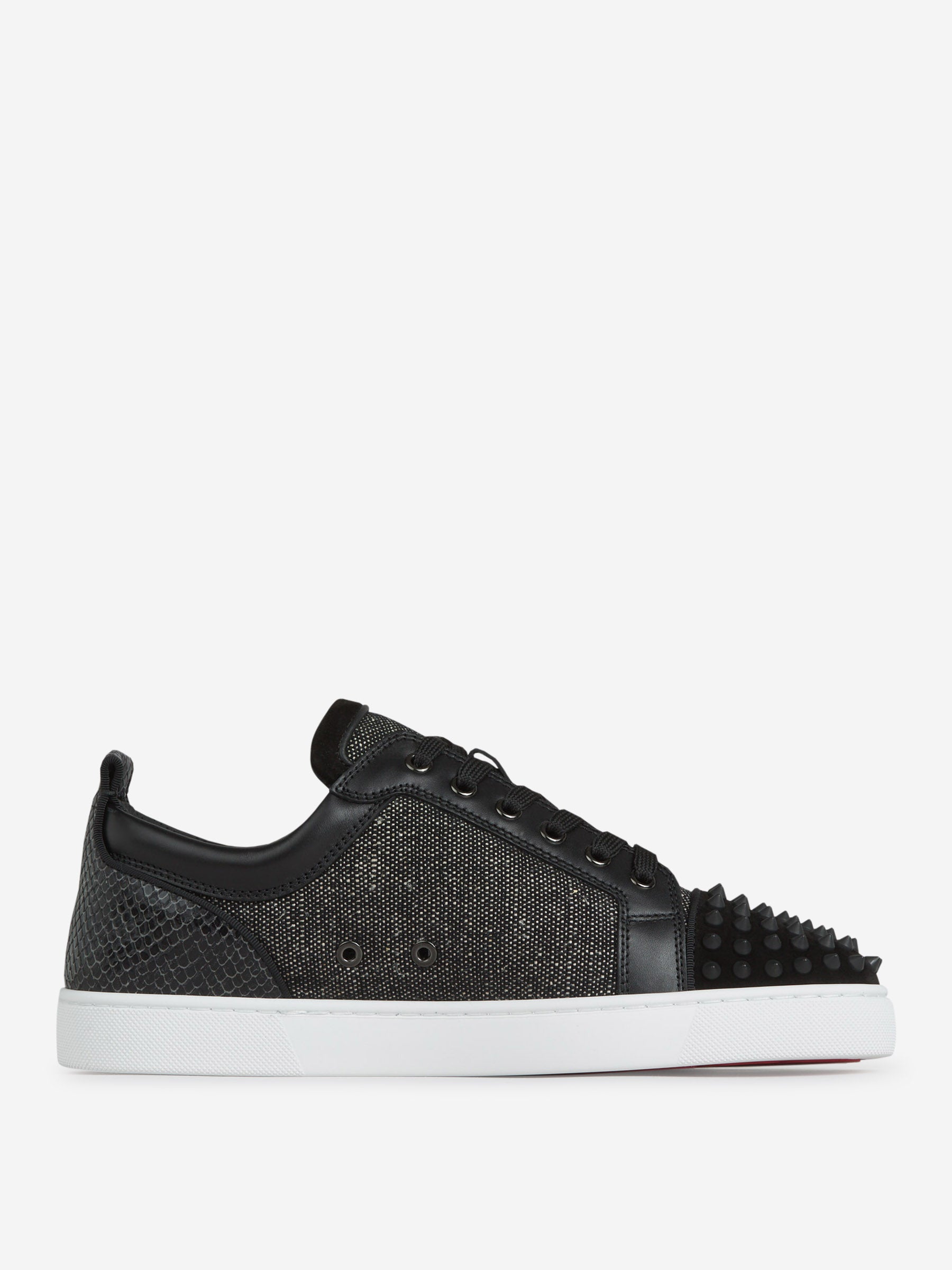 Christian Louboutin Sneakers Louis Junior Spikes color Negro sku 616-002782 01 - Foto 2