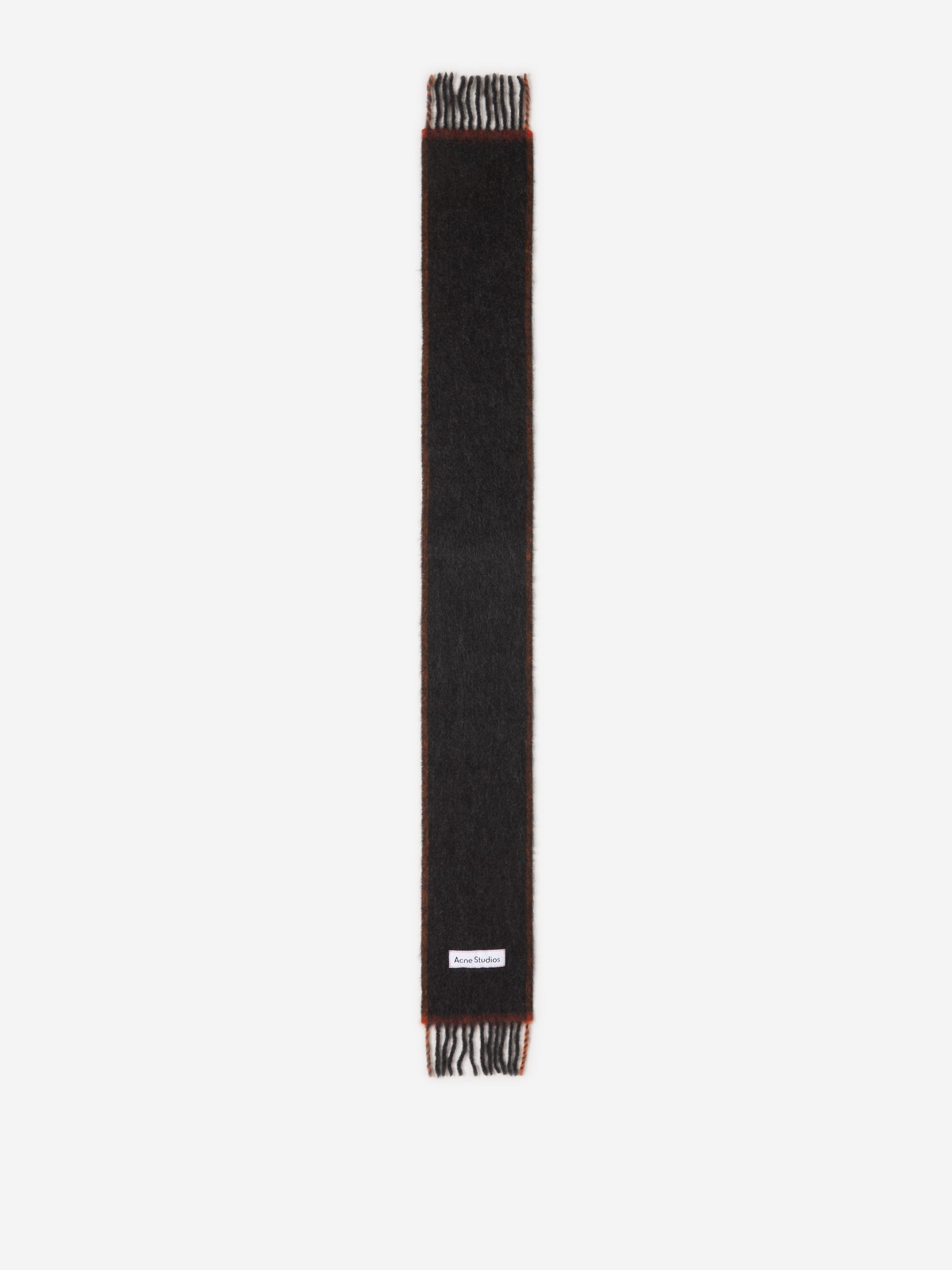 Acne Studios Bufanda Mohair Logo color Negro sku 630-001427 01 - Foto 2