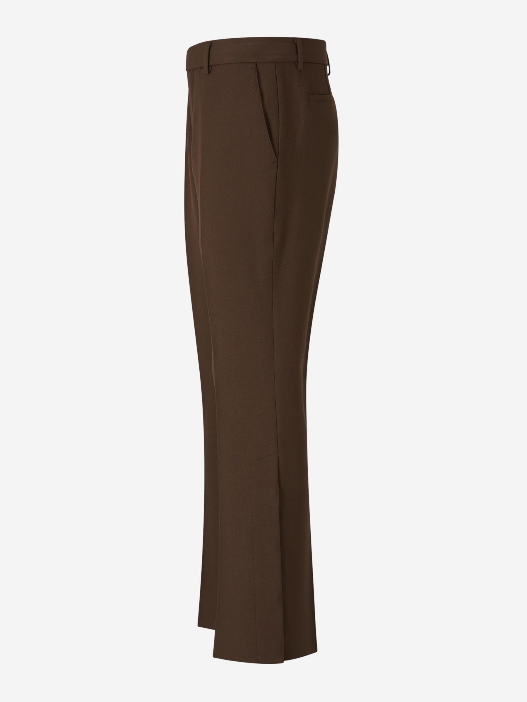 Amiri Pantalones Lana Vestir color Marron sku 521-003179 01 - Foto 2