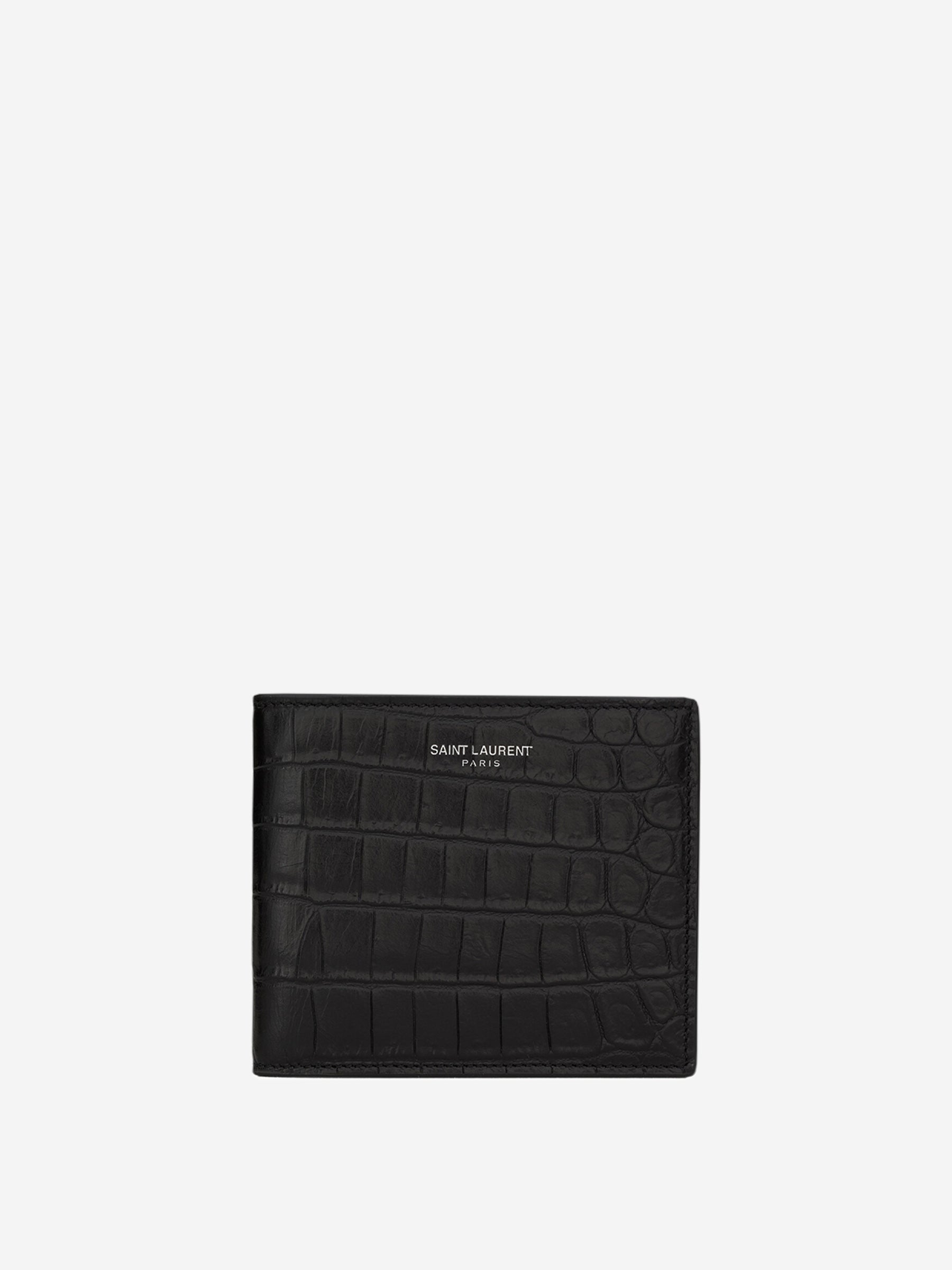 Saint Laurent Cartera Tiny Cassandre color Negro sku 691-001367 01 - Foto 1