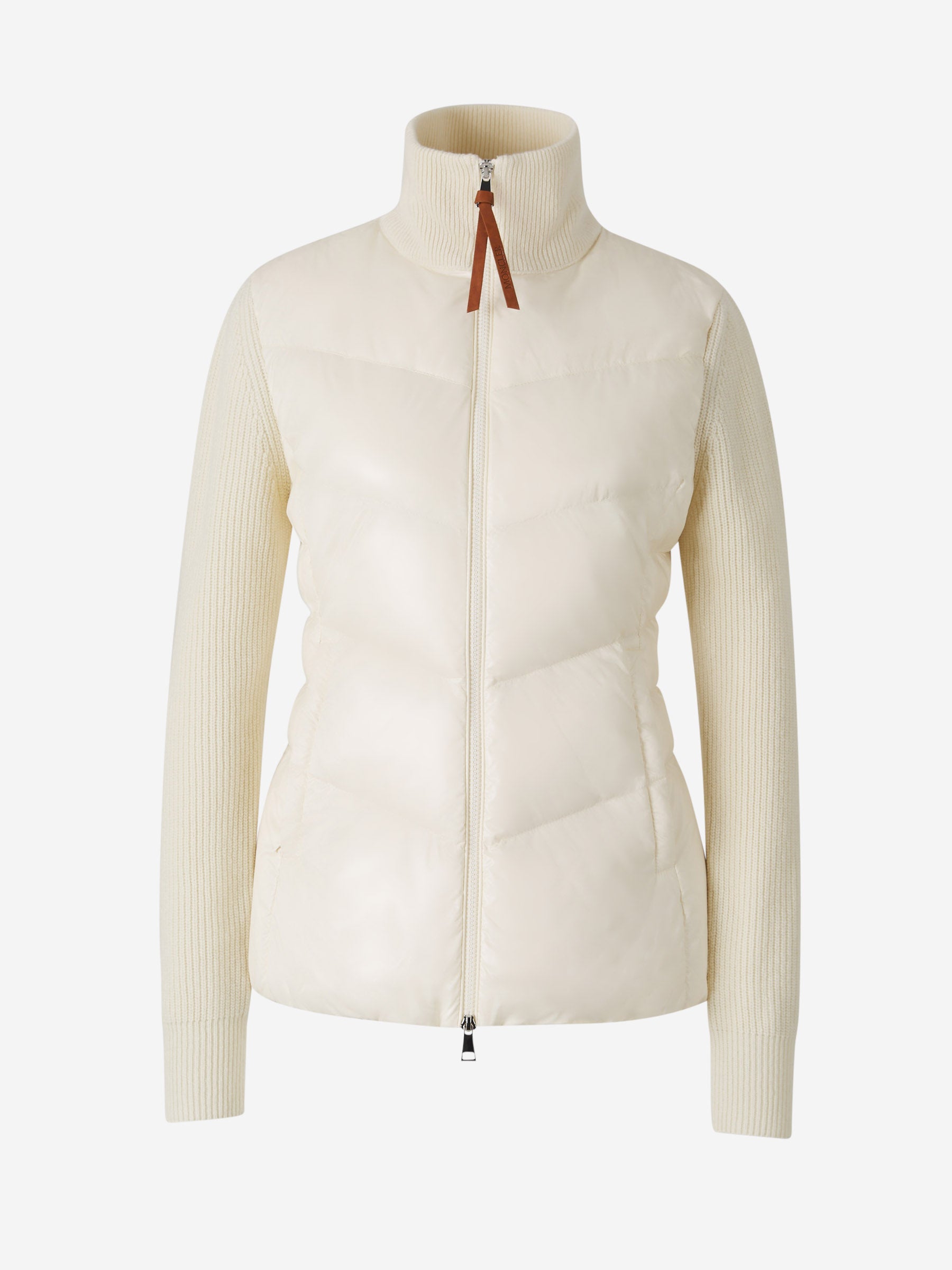 Moncler Cárdigan Acolchado Logo color Crema sku 713-000322 02 - Foto 1