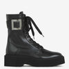 Roger Vivier Botas Rangers Piel color Negro sku 805-000750 01 - Foto 1