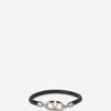 Valentino Garavani Pulsera Logo Piel color Negro sku 682-000747 02 - Foto 1