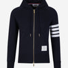 Thom Browne Sudadera Algodón Franjas color Azul Noche sku 545-001507 02 - Foto 1