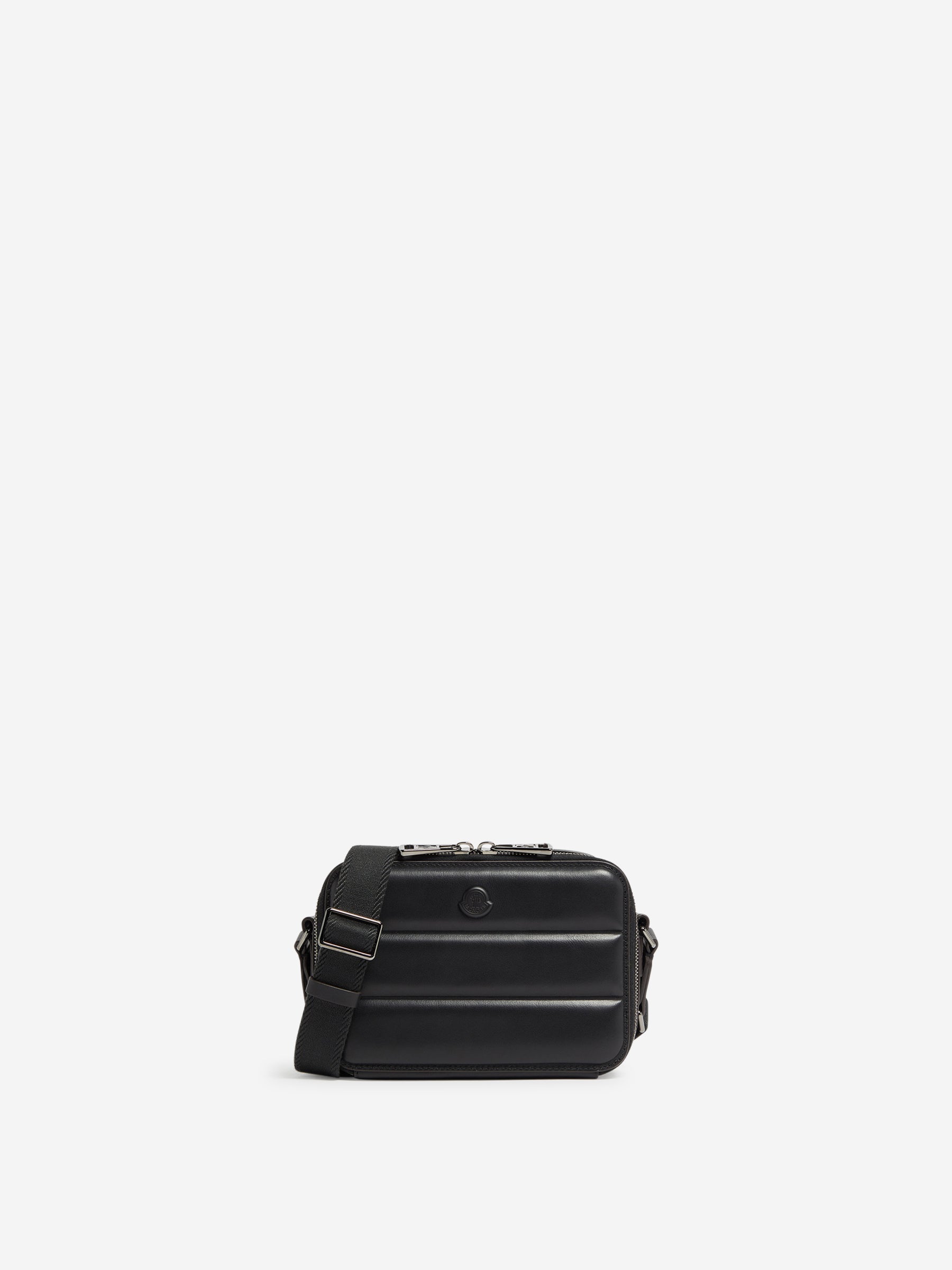 Moncler Bolso Bandolera Piel color Negro sku 692-001871 01 - Foto 1