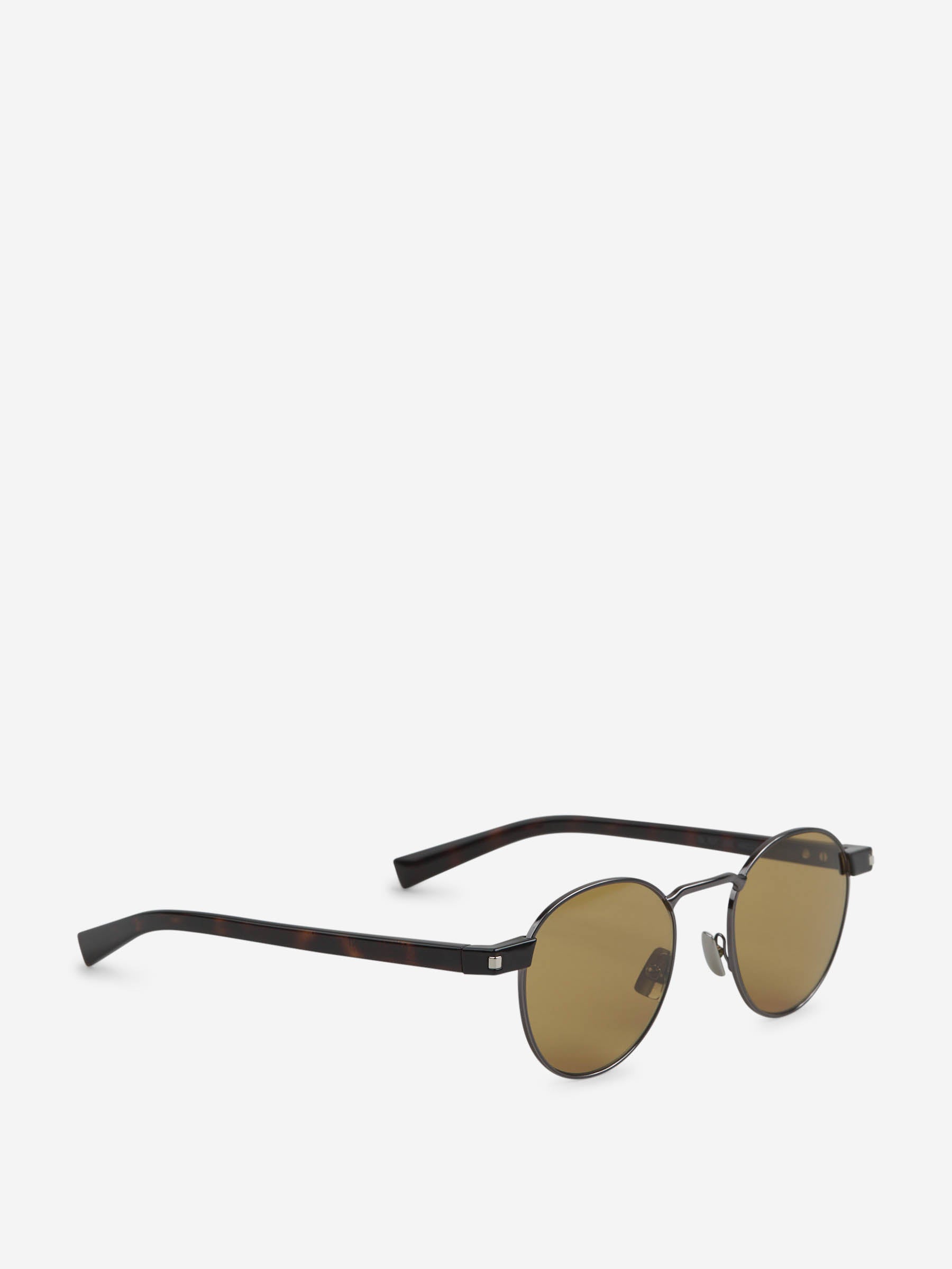 Saint Laurent Gafas de Sol Redondas color Marron Oscuro sku 614-002910 01 - Foto 2