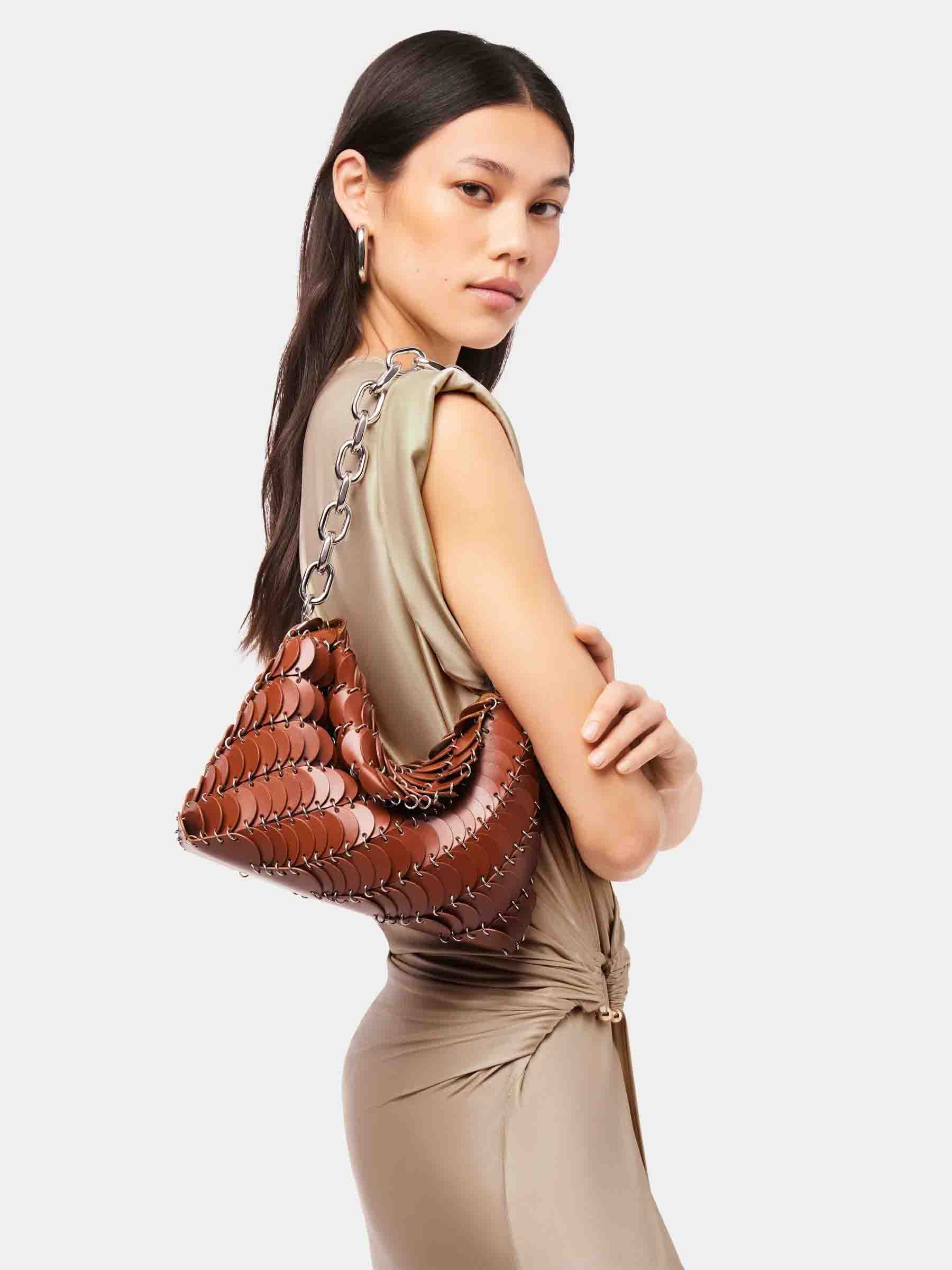 Rabanne Bolso Clutch Cuero color Marron sku 810-007765 00 - Foto 2