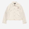 Acne Studios Face Cazadora Logo Algodón color Crema sku 512-002293 01 - Foto 1