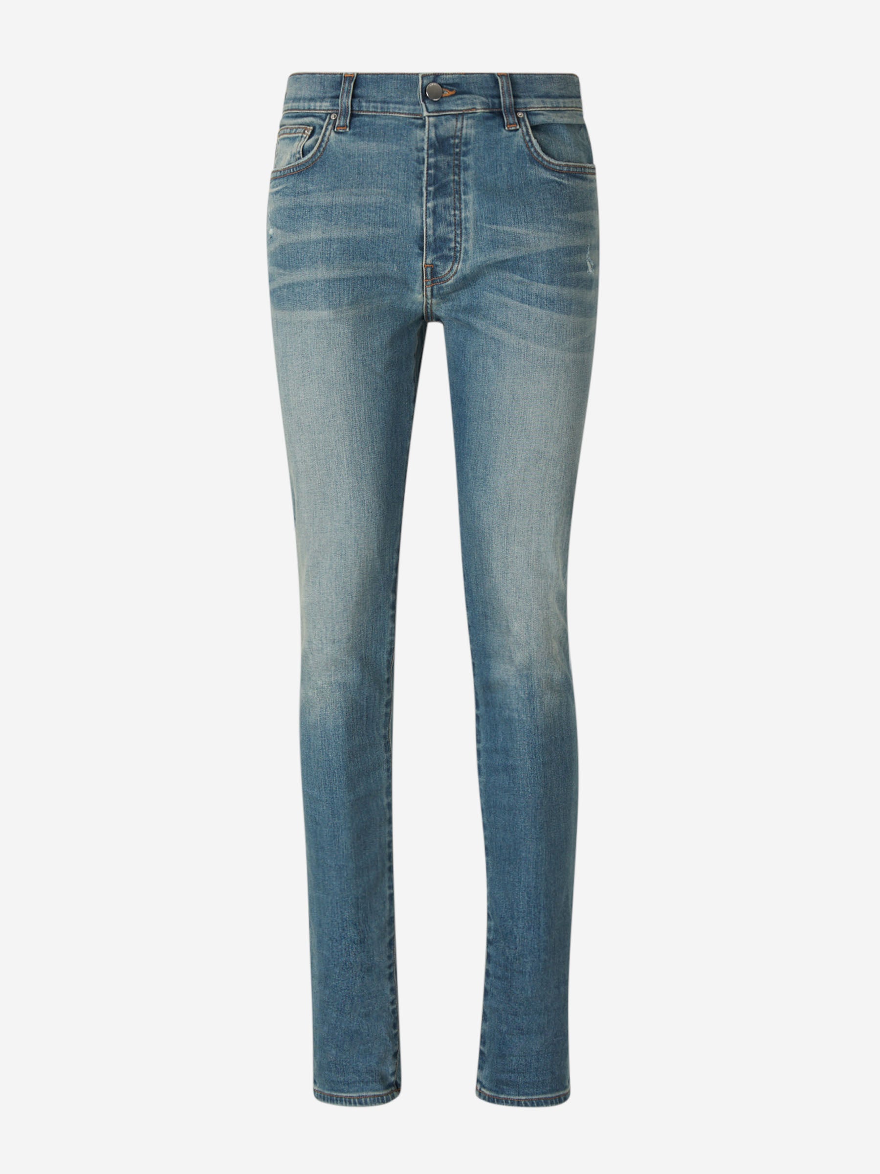 Amiri Jeans Stack color Azul sku 522-002642 01 - Foto 1