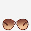 Tom Ford Gafas de Sol Ovaladas Edie color Carey sku 860-001068 02 - Foto 1