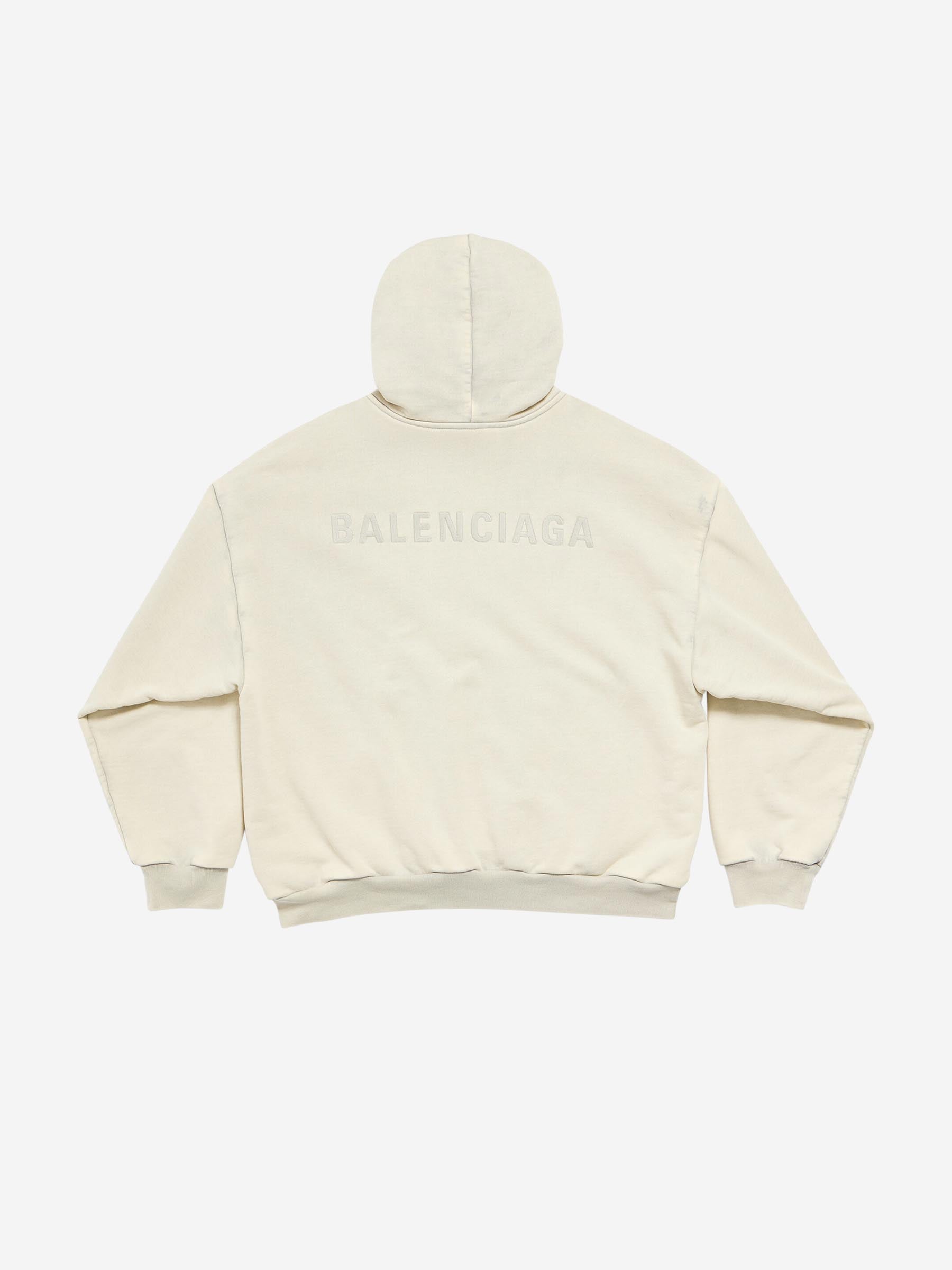 Balenciaga Sudadera Logo Algodón color Beige sku 545-001725 01 - Foto 2