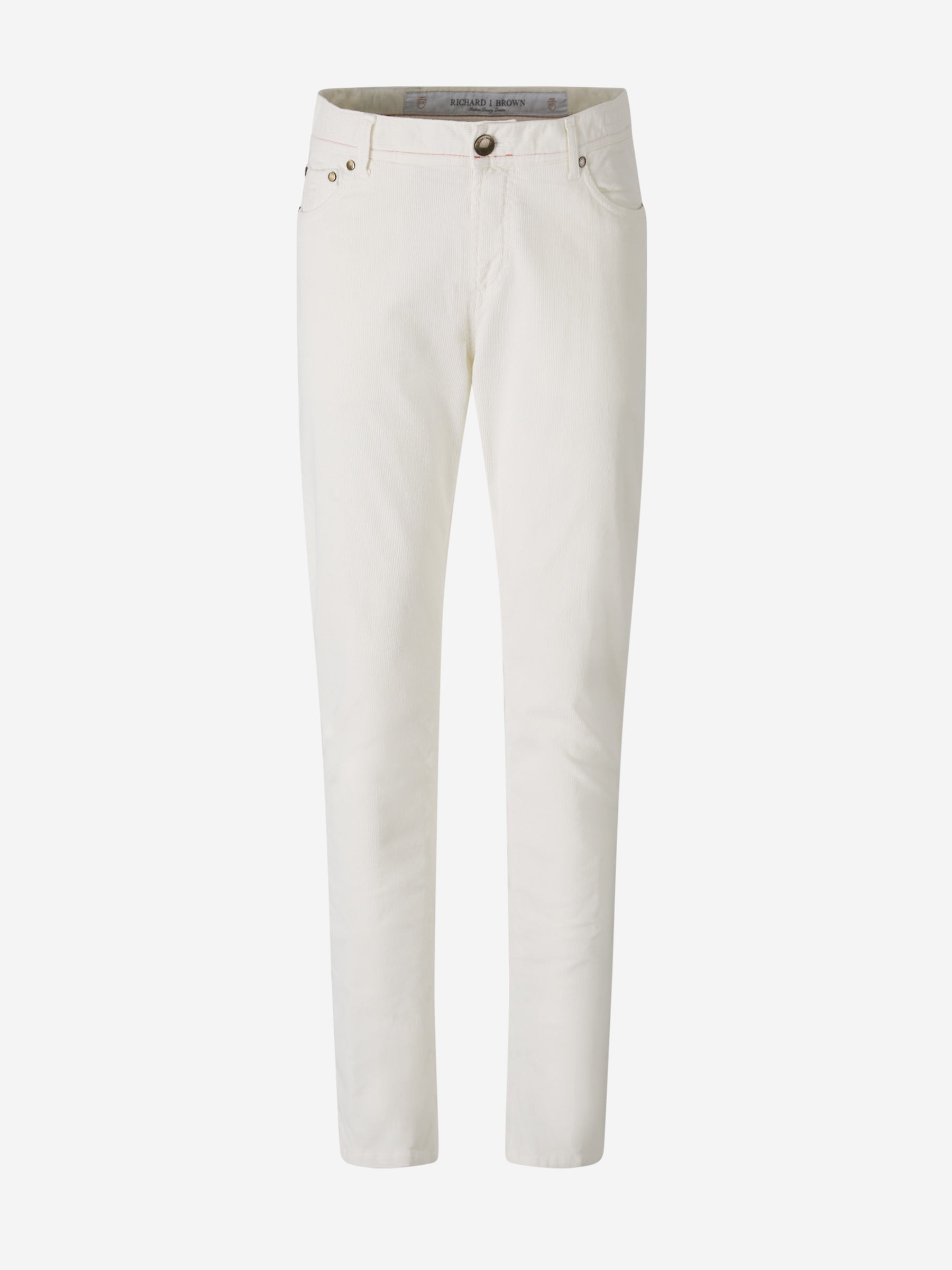 Richard J. Brown Pantalones 5 Bolsillos color Blanco sku 522-002706 01 - Foto 1