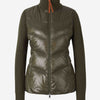 Moncler Cárdigan Acolchado Lana color Verde Militar sku 713-000322 03 - Foto 1