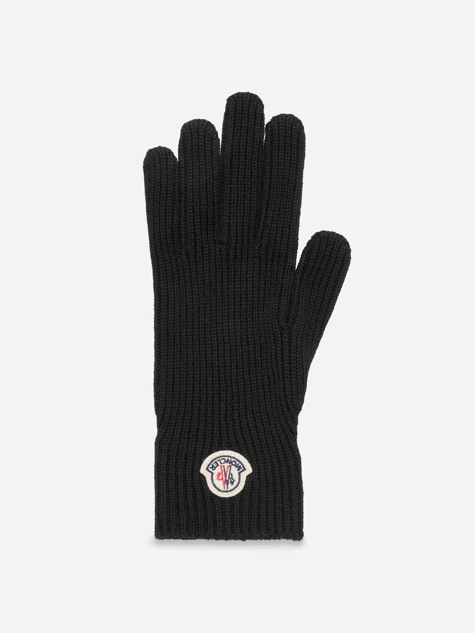 Moncler Guantes de Lana color Negro sku 680-000114 01 - Foto 1