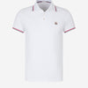 Moncler Polo Piqué Algodón color Blanco sku 552-001513 01 - Foto 1