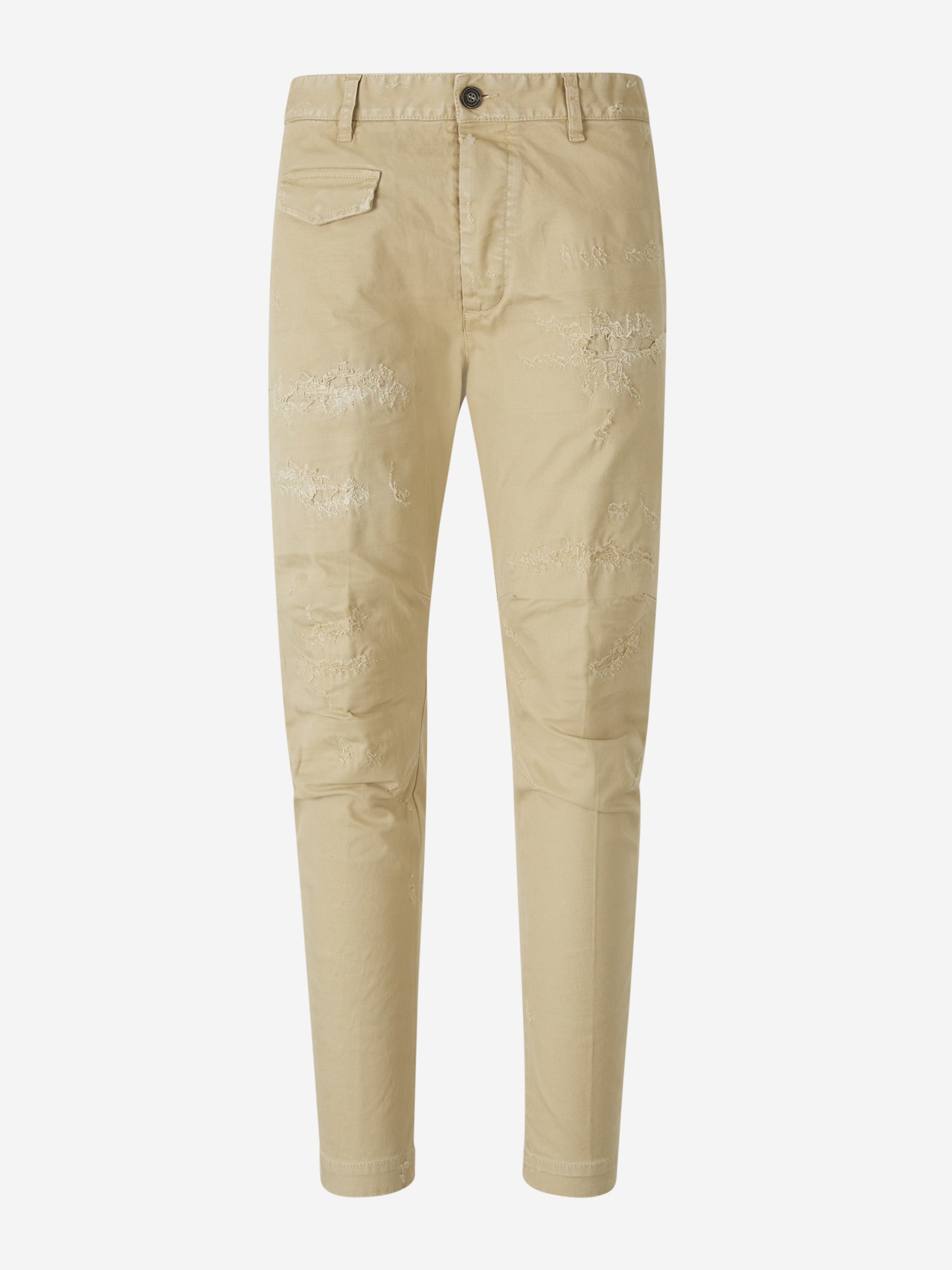 Dsquared2 Pantalones Ripped Sexy Cargo color Beige sku 521-003085 01 - Foto 1