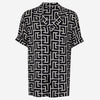 Balmain Camisa Monograma Logo color Negro sku 532-000580 01 - Foto 1