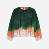 Dries Van Noten Blusa Coocon Seda color Verde Oscuro sku 701-002147 01 - Foto 1