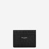 Saint Laurent Tarjetero Piel Logo color Negro sku 691-001366 01 - Foto 1