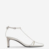 Jil Sander Sandalias Tacón Tiras Piel color Blanco sku 800-005298 02 - Foto 1