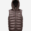 Moncler Chaleco Barant Acolchado color Marron Oscuro sku 544-000554 01 - Foto 1