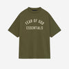 Fear of God Essentials Camiseta Logo Algodón color Verde Militar sku 782-001635 04 - Foto 1