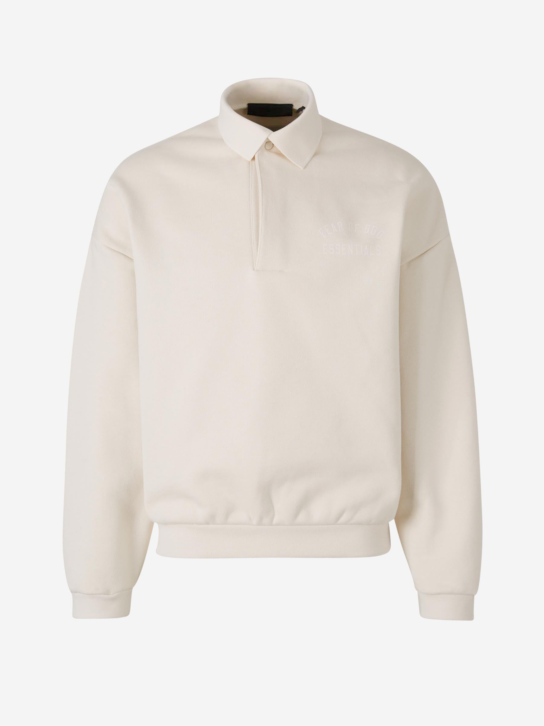 Fear of God Essentials Polo Logo Algodón color Crema sku 551-000376 01 - Foto 1