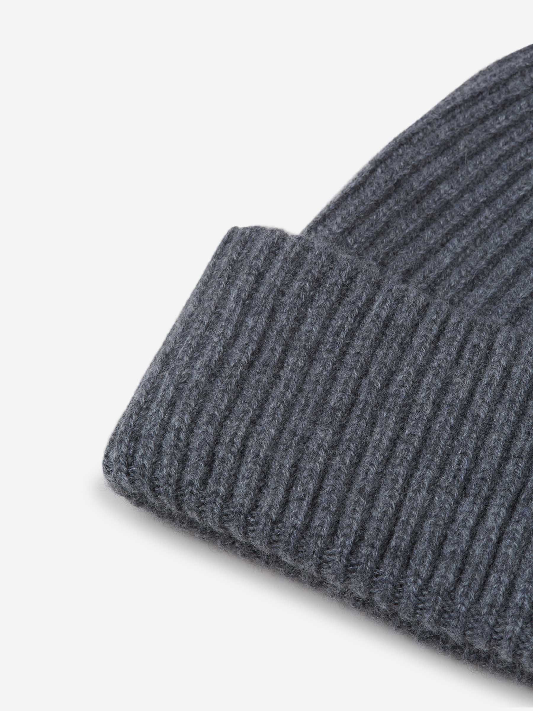 Fedeli Gorro Punto Cashmere color Gris Piedra sku 695-001654 01 - Foto 2