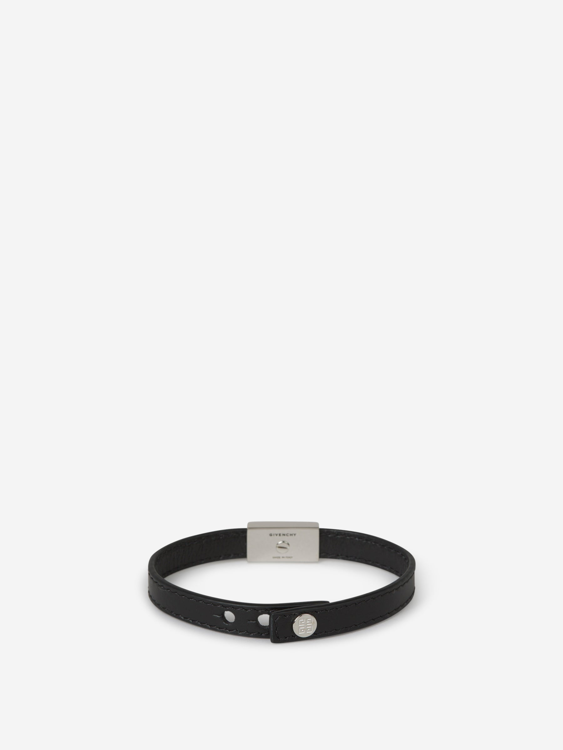 Givenchy Pulsera Piel Logo color Negro sku 682-000780 01 - Foto 2