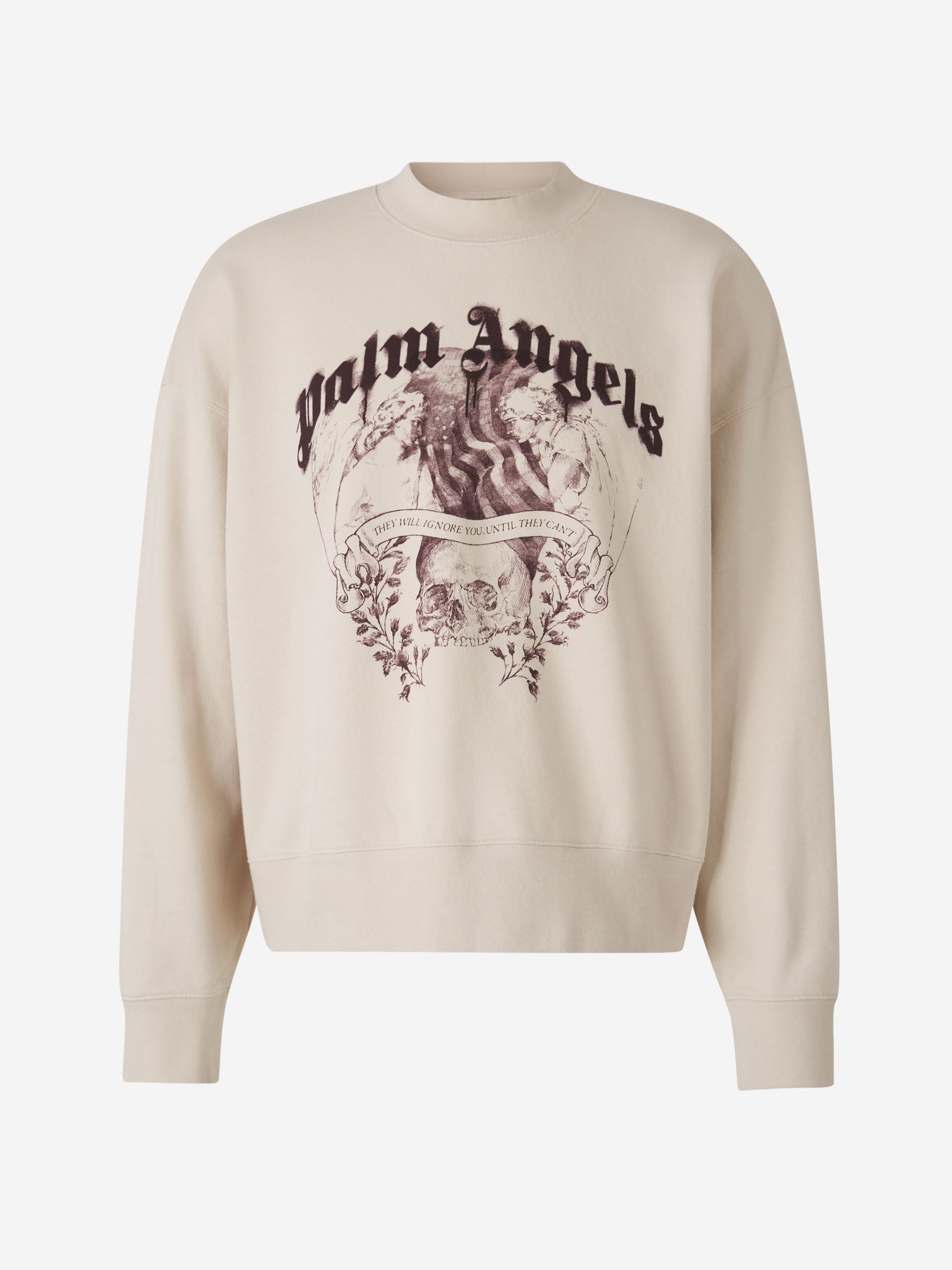 Palm Angels Sudadera Motivo Ilustración color Beige sku 545-001646 01 - Foto 1