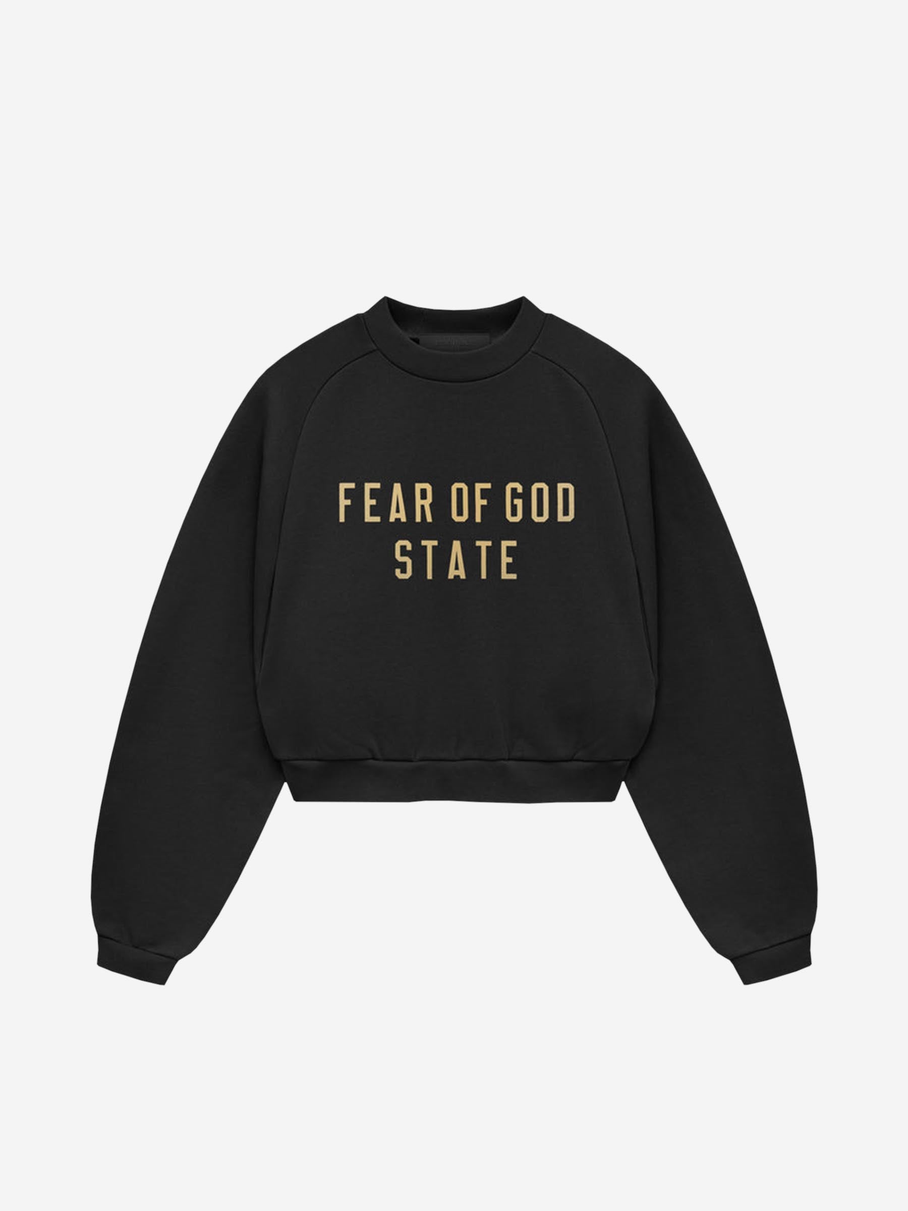 Fear of God Essentials Jersey Crewneck Logo color Negro sku 715-000162 01 - Foto 1