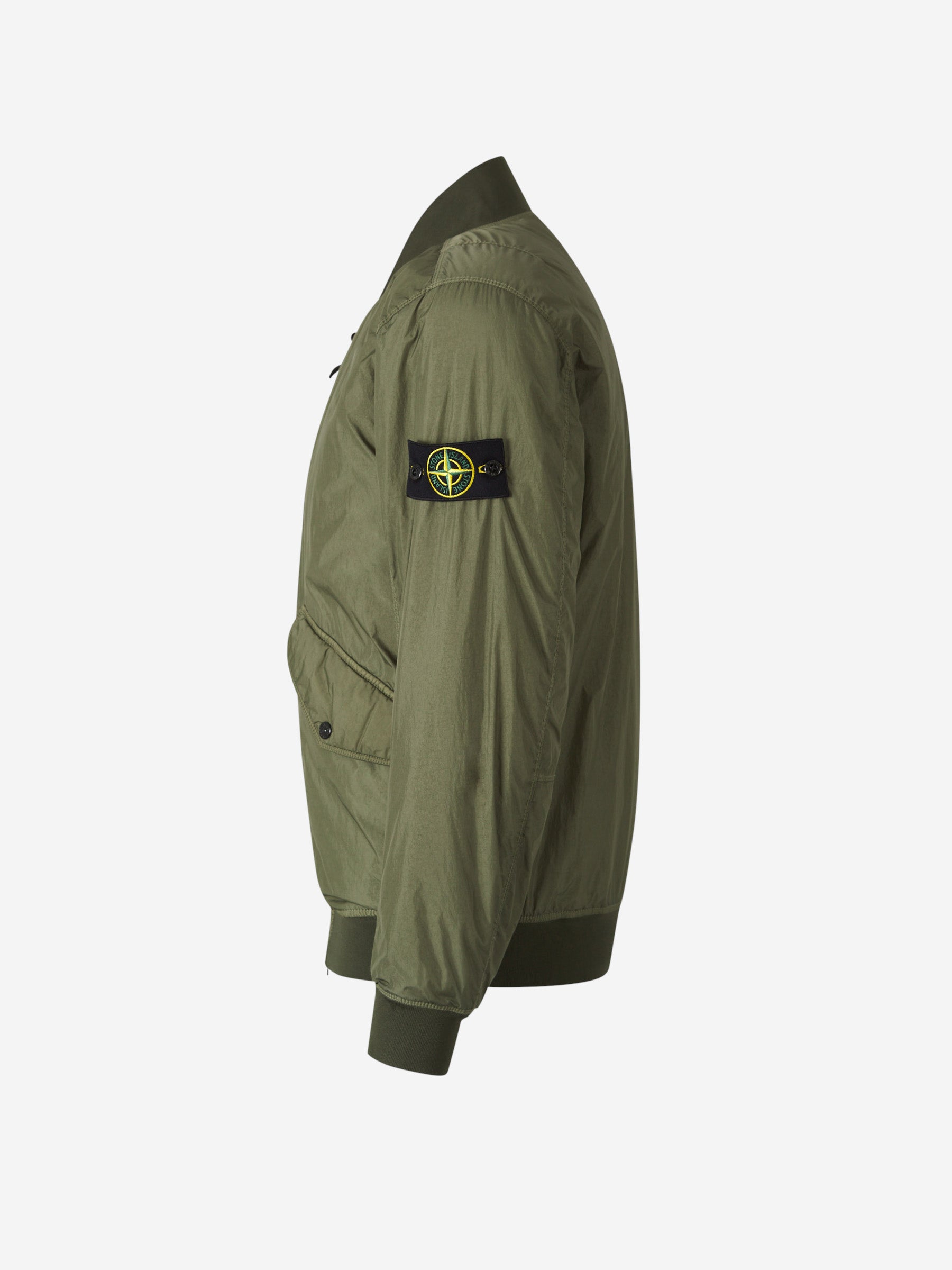 Stone Island Chaqueta Técnica Bomber color Verde Oscuro sku 512-002329 01 - Foto 2