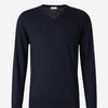 Santa Eulalia Jersey Pico Cashmere color Azul Denim Oscuro sku 542-002425 04 - Foto 1