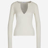 Max Mara Jersey Punto Acanalado color Crema sku 711-003204 01 - Foto 1