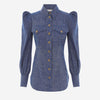 Zimmermann Blusa Eden Chambray color Azul Denim Oscuro sku 701-002154 00 - Foto 1