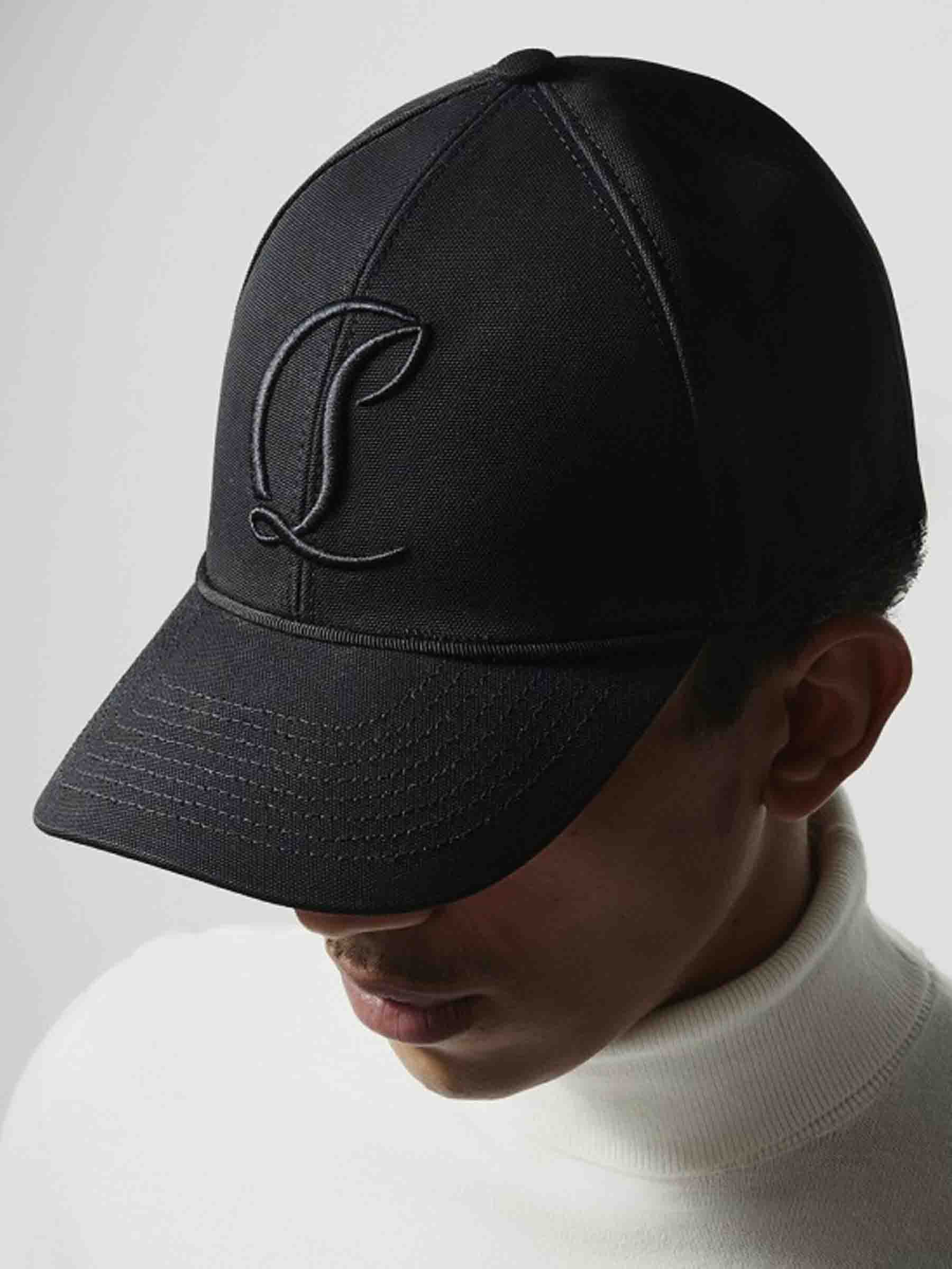 Christian Louboutin Gorra Algodón Logo color Negro sku 695-001668 01 - Foto 2