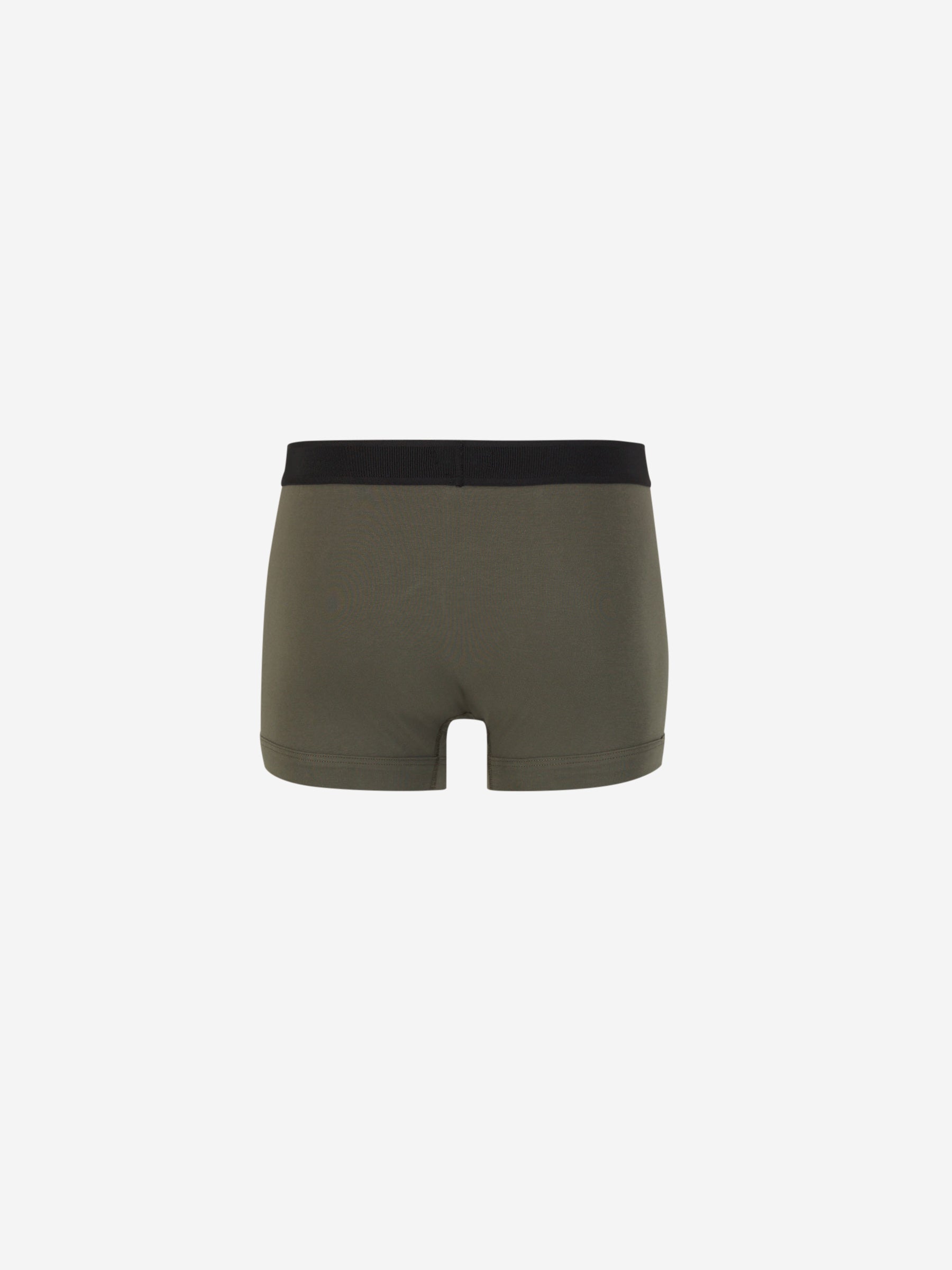 Tom Ford Boxer Algodón Logo color Verde Militar sku 652-000099 04 - Foto 2