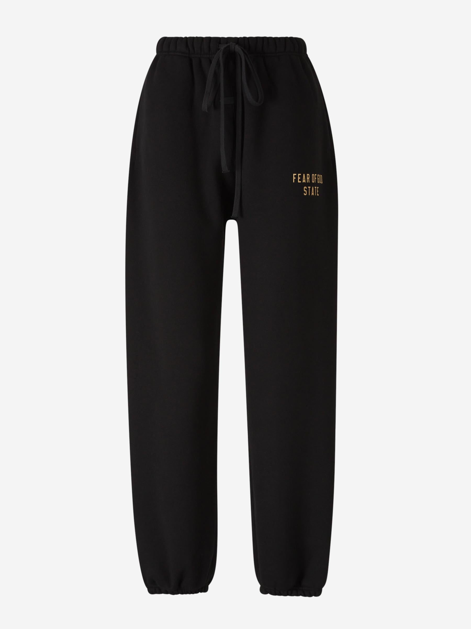 Fear of God Essentials Joggers Algodón Logo color Negro sku 761-003648 01 - Foto 1