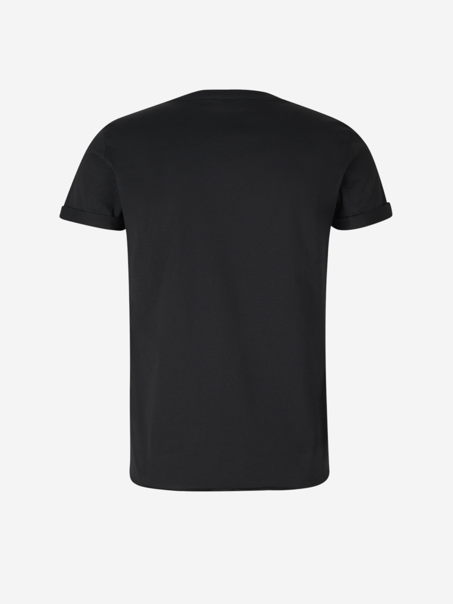 Saint Laurent Camiseta Logo Algodón color Negro sku 553-003957 01 - Foto 2