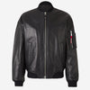 Dsquared2 Bomber Piel Oversize color Negro sku 512-002290 01 - Foto 1