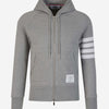 Thom Browne Sudadera Algodón Franjas color Gris Claro sku 545-001507 01 - Foto 1