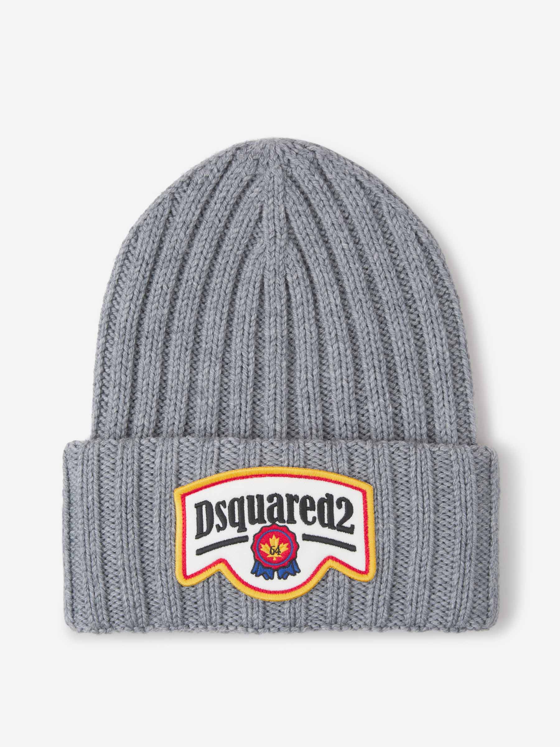 Dsquared2 Gorro Punto Logo color Gris Piedra sku 695-001665 01 - Foto 1