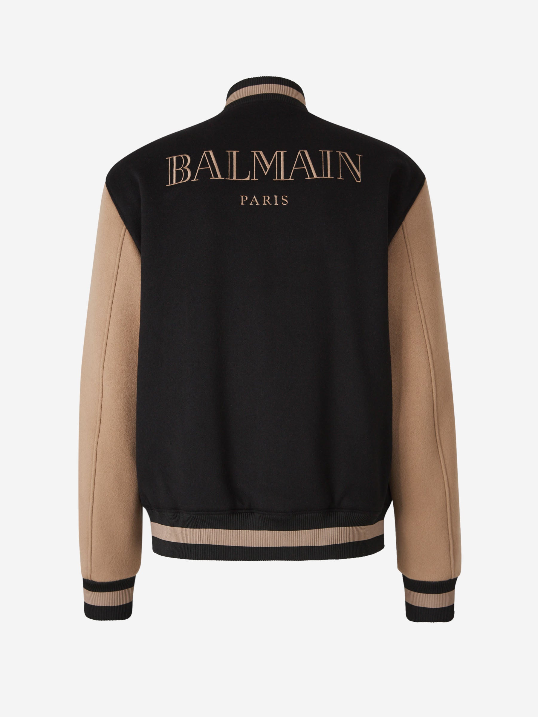 Balmain Chaqueta Bomber Logo color Beige sku 512-002391 01 - Foto 2