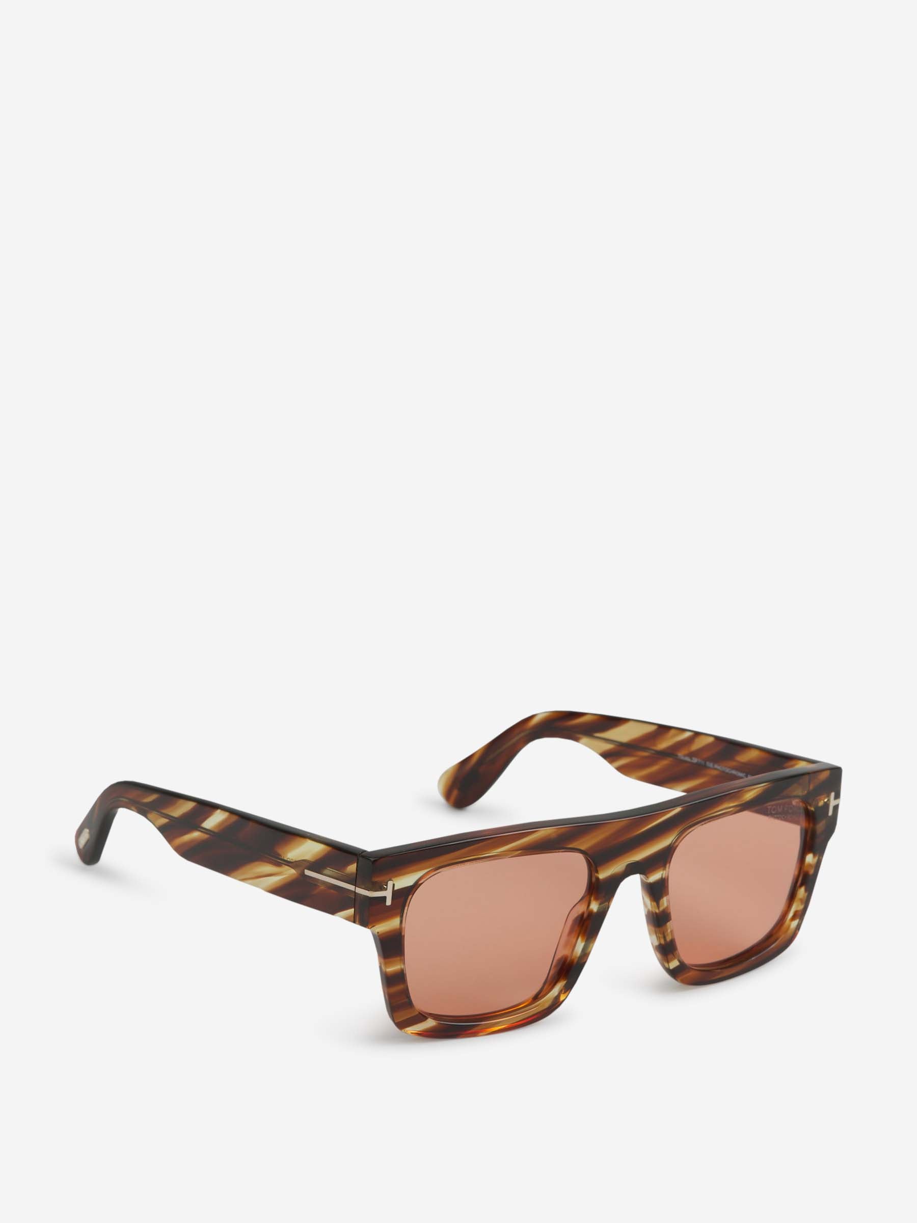 Tom Ford Gafas de Sol Rectangulares Fausto color Marron sku 614-002964 02 - Foto 2